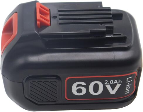 بطارية ليثيوم أيون بديلة LBX2560 2.0 أمبير 60 فولت LBX1560، متوافقة مع أدوات كهربائية لاسلكية 60 فولت B & D LHT360 LST560 LSW60C CM2060C in Kuwait