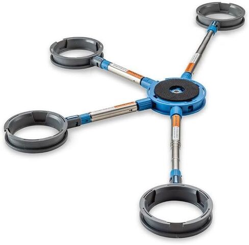 Bench Cookies Link System w/Cookie Grippers - Expandable Telescopic Extension Arm Rings for Secure Lock Fitting - Secure & Stable Grip Block Link System - Ideal Woodworking Tool for Finishing Tasks in Saudi Arabia