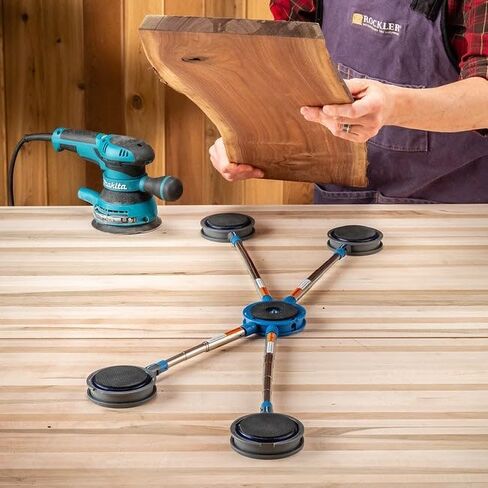 Bench Cookies Link System w/Cookie Grippers - Expandable Telescopic Extension Arm Rings for Secure Lock Fitting - Secure & Stable Grip Block Link System - Ideal Woodworking Tool for Finishing Tasks in Saudi Arabia