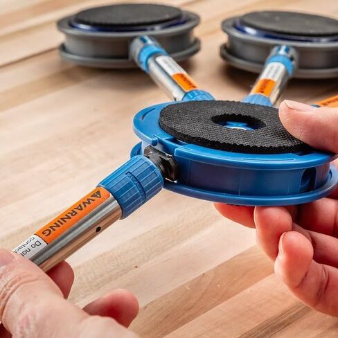 Bench Cookies Link System w/Cookie Grippers - Expandable Telescopic Extension Arm Rings for Secure Lock Fitting - Secure & Stable Grip Block Link System - Ideal Woodworking Tool for Finishing Tasks in Saudi Arabia