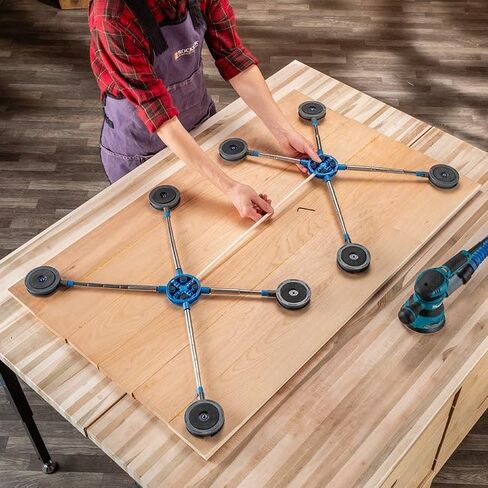 Bench Cookies Link System w/Cookie Grippers - Expandable Telescopic Extension Arm Rings for Secure Lock Fitting - Secure & Stable Grip Block Link System - Ideal Woodworking Tool for Finishing Tasks in Saudi Arabia