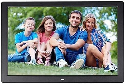 إطار صور رقمي، شاشة عالية الدقة، تدوير تلقائي للصور، مستشعر حركة، جهاز تحكم عن بعد in Kuwait