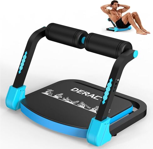 جهاز DERACY Ab، معدات تمارين البطن القابلة للتعديل، جهاز تدريب عضلات البطن متعدد الوظائف، معدات تمارين الجلوس للنساء والرجال in Kuwait