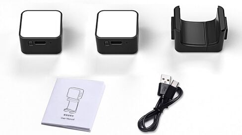ضوء فيديو LED مغناطيسي مدمج 3 مستويات سطوع 6000K مصباح تعبئة محمول لكاميرا الحركة والتصوير الفوتوغرافي ومغامرة مدونة الفيديو in Kuwait