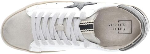 SHUSHOP Womens Paula Lace Up Sneakers Shoes Casual - White in Saudi Arabia