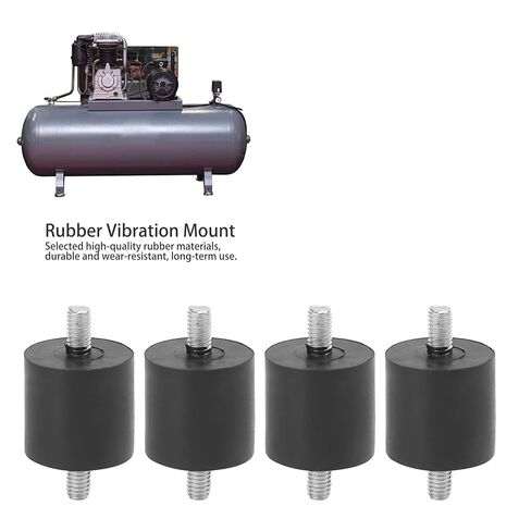 4Pcs Rubber Vibration Isolators for Air Compressor Generator and Motor Anti Vibration Mounts Reduce Noise and Enhance Stability(M8) in Saudi Arabia