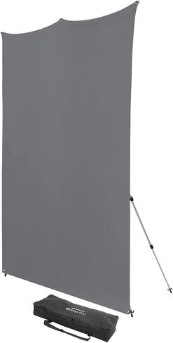 طقم خلفية Westcott 8'x8' رمادي محايد X-Drop Pro مقاوم للتجاعيد - لصور الرأس والصور الشخصية ومقابلات الفيديو وأكشاك الصور... in Saudi Arabia