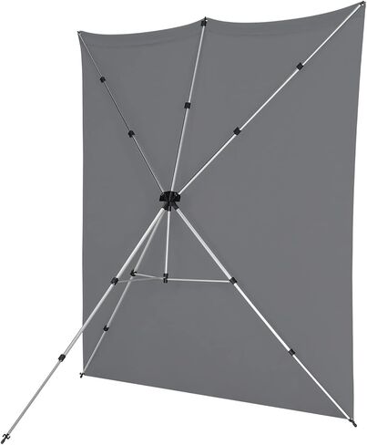 طقم خلفية Westcott 8'x8' رمادي محايد X-Drop Pro مقاوم للتجاعيد - لصور الرأس والصور الشخصية ومقابلات الفيديو وأكشاك الصور... in Saudi Arabia