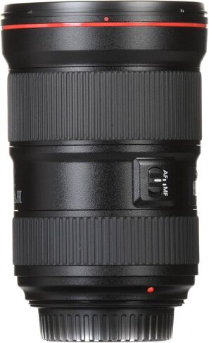 عدسة Canon EF 16-35mm f/2.8L III USM لكاميرات Canon EF-Mount APS-C DSLR + حافظة عدسة + غطاء + فلتر للأشعة فوق البنفسجية + منفاخ غبار + قلم فرشاة مستشعر + حافظة غطاء (حزمة 10 قطع)، أسود (متجدد) in Kuwait