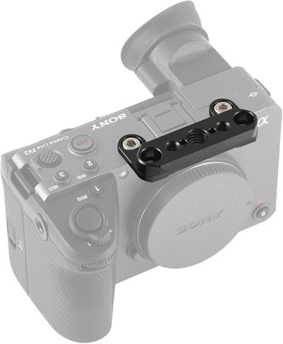 لوحة محول بمقبض علوي من Fotga لكاميرا السينما Sony FX2 FX3 FX3A FX30 ILME-FX30، حامل السكك الحديدية الناتو، 1/4 بوصة - 20 فتحة و3/8 بوصة - 16 حامل مع موقع Arri لقفص المقبض العلوي in Kuwait