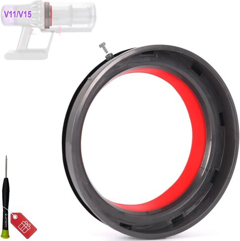 Upgraded Dust Bin Top Fixed Sealing Ring Compatible with Dyson V11 V15 SV14 SV15 SV22 Vacuum Cleaner Dust Bucket/Dirt Cup Replacement Parts, Vacuum Cleaner Repair Accessories in Saudi Arabia