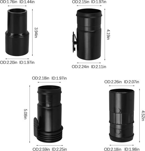 CMXZVBE38804 1-7/8 in. x 10 ft. Wet Dry Vac Professional Hose Attachment Kit,for Industrial-Grade Shop Vacuum Locking Hose, Fits Most Wet/Dry Vacuums with a 1-7/8 in. Diameter Hose in Kuwait