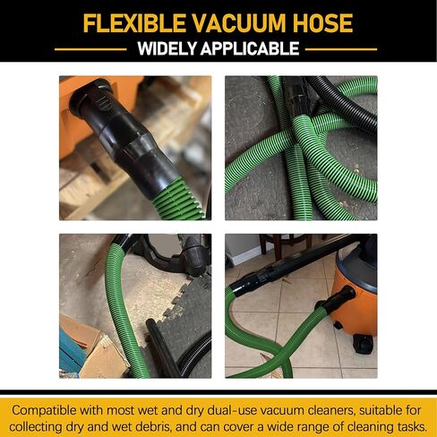 CMXZVBE38804 1-7/8 in. x 10 ft. Wet Dry Vac Professional Hose Attachment Kit,for Industrial-Grade Shop Vacuum Locking Hose, Fits Most Wet/Dry Vacuums with a 1-7/8 in. Diameter Hose in Kuwait