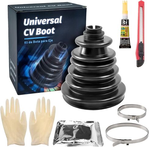 CV Boot Repair Kit, 4PCS,CV Axle Boot Repair Kit, Universal CV Joint Gaiter Boot for Most Vehicle，Silicone in Saudi Arabia