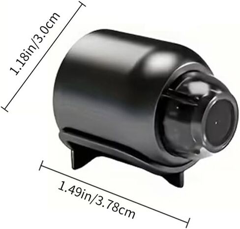 2Pcs Mini WiFi Cameras for Home, Car & Baby Monitoring | Wireless Security Camera with Real-Time Phone Alerts, Indoor/Outdoor Use, USB Powered, No SD Card in Saudi Arabia