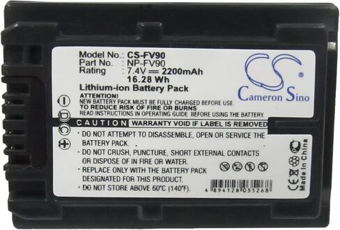 VI VINTRONS 2200mAh Battery for Sony DCR-SR100, DCR-SR300, DCR-SR60, DCR-SR62, in Saudi Arabia