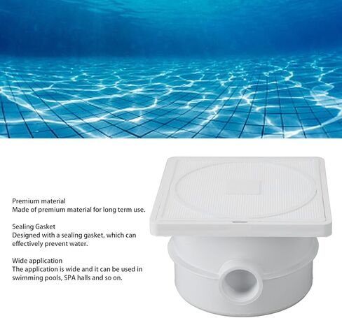 Watertight Underwater Light Junction Box, G3/4in DN20 Distribution Box for Swimming Pool Spa Lighting Easy to Install in Saudi Arabia