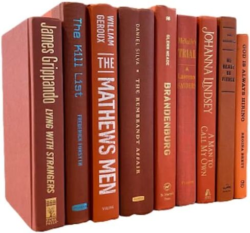 Real Books by Color for Office or Home Decor - Interior Design Wedding Display Photo Prop Staging Decoration (5 Books, Light Blue) in Kuwait
