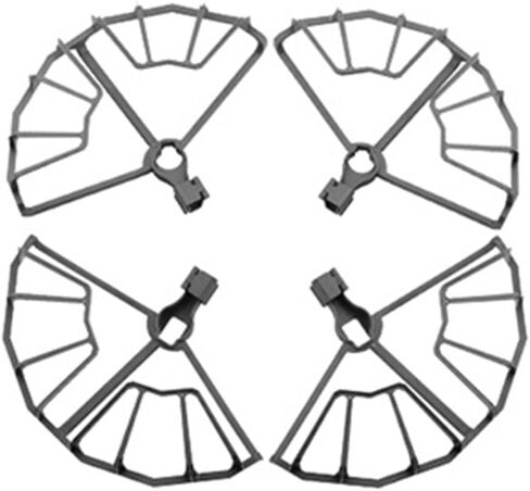 Fit for Mavic 2/Mavic 2 Pro/Zoom Drone Props Fully Enclosed Propeller Protector Wing Fan Cover Accessory Propeller Guard(Light Grey) in Kuwait