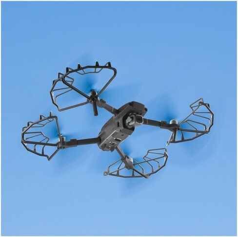 Fit for Mavic 2/Mavic 2 Pro/Zoom Drone Props Fully Enclosed Propeller Protector Wing Fan Cover Accessory Propeller Guard(Light Grey) in Kuwait