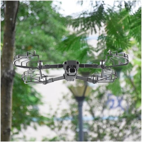 Fit for Mavic 2/Mavic 2 Pro/Zoom Drone Props Fully Enclosed Propeller Protector Wing Fan Cover Accessory Propeller Guard(Light Grey) in Kuwait