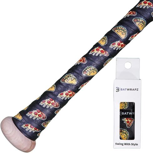 قبضة مضرب البيسبول والكرة اللينة من BatWrapz مقاس 1.1 مم مقطوعة مسبقًا وشريط استبدال بمقبض الخفاش الاحترافي in Saudi Arabia