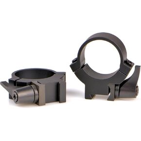 WARNEWarne Scope Mounts، حلقات عيار 22، 1 بوصة، ارتفاع متوسط، حافة نارية، أسود غير لامع in Kuwait