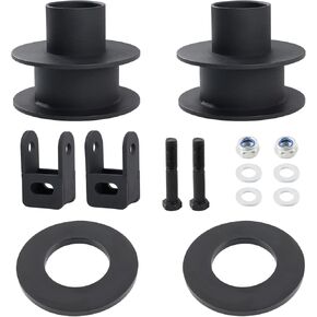 3" Front Leveling Kit Compatible with 2005-2024 Ford F250 F350 Super Duty 4WD, 3 inch High-Strength Steel Coil Spring Lift Spacers with Shock Mount Extenders & Sound Isolator in Kuwait