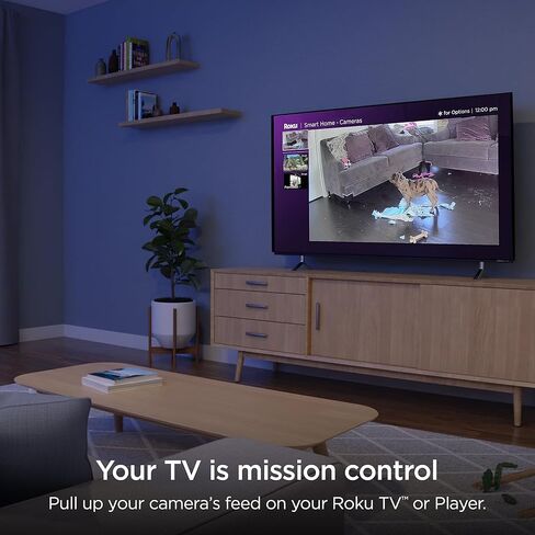 Roku CS1000R كاميرا داخلية للمنزل الذكي SE - كاميرا أمان سلكية مع كشف الحركة والصوت (متجددة) in Kuwait