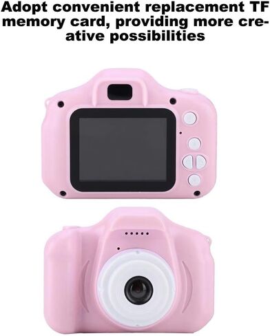 Portable Kid Video Camera, X2 Mini 2.0 inch 1080P Color Screen Children's Digital Camera Cute Camera for Boys and Girls, Support 32GB TF Card() in Saudi Arabia