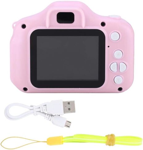 Portable Kid Video Camera, X2 Mini 2.0 inch 1080P Color Screen Children's Digital Camera Cute Camera for Boys and Girls, Support 32GB TF Card() in Saudi Arabia