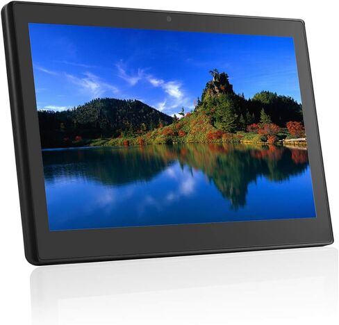إطارات الصور الرقمية آلة إعلانية تجارية مقاس 10.1 بوصة، شاشة IPS، دقة عالية 1280 × 800، مع إطار صورة رقمي بحامل سطح المكتب (لون أسود) in Kuwait