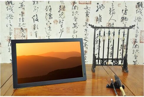 24-Inch IPS High-Definition Electronic Digital Photo Frame, Advertising Machine, Full Viewing Angle (Black) in Kuwait