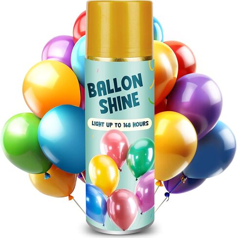 Balloon Shine Spray 2 Pack - 32 Oz Total, High Shine Balloon Spray Odorless, Instant Shine and Lasting More than 7 Days, Waterproof, Perfect for Party, Weddings, and Other Celebrations in Kuwait