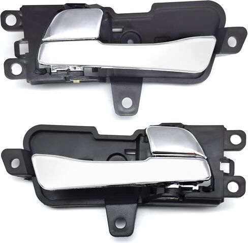Front or Rear Left Driver Side Interior Inside Chrome Door Handle Fits for Hyundai Sonata 2011-2015, Replaces 826103S010, 82610-3S010 in Saudi Arabia