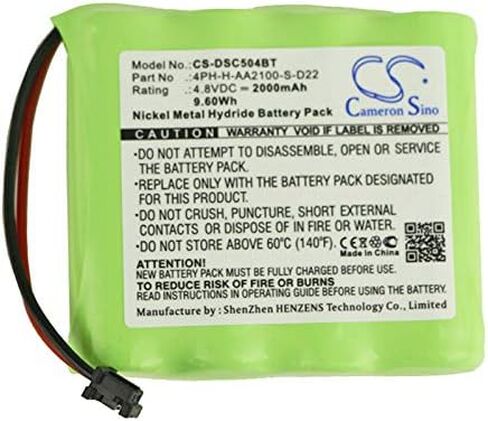 DCH 2000mAh 4PH-H-AA2100-S-D22 استبدال البطارية للوحة إنذار أمان DSC WS4920HE مكرر لاسلكي WTK5504 لوحة مفاتيح لاسلكية 17000153 DSC-BATT2148V in Kuwait