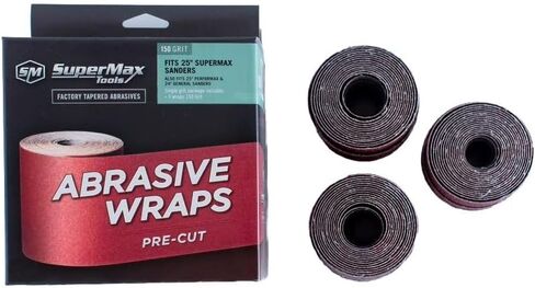 صندوق مكون من 3 عبوات يحتوي على 220 حبيبة كاشطة مسبقة القطع لآلة صنفرة الطبل مقاس 25 بوصة in Kuwait