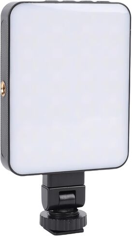 بوميا لومينا 360 درجة دوارة RGB LED ملء الضوء 2000 مللي أمبير | درجة حرارة اللون 3000K-6500K، 10 مستويات سطوع للتصوير الفوتوغرافي المباشر، 128 مصباح LED، عمر بطارية طويل يصل إلى 10 in Kuwait