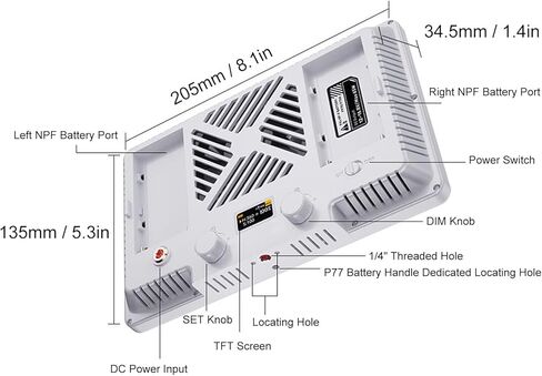 Sanpyl RGB LED Panel Light, 2500 to 9900K Dimmable, 4550lux Output, 1008LED Bead, 24 Special Effects, App Control, for Streaming in Saudi Arabia