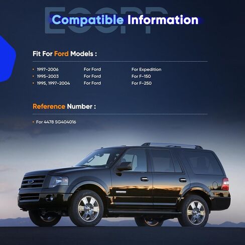 ECCPP Front Hood Lift Supports Struts Gas Springs Prop Rods for Ford Expedition 1997-2006 for Ford for F-150 1997-2004 for Ford for F-150 Heritage 2004 for Ford for F-250 1995 1997-2004 Set of 2 in Saudi Arabia