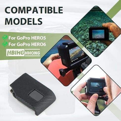 Side Door Cover for GoPro Hero 5 USB Port Protective Cover Replacement for GoPro Hero 5 6 7 Camera Accessories Parts with Lens Protector Film（Diagonal Stripe） in Kuwait