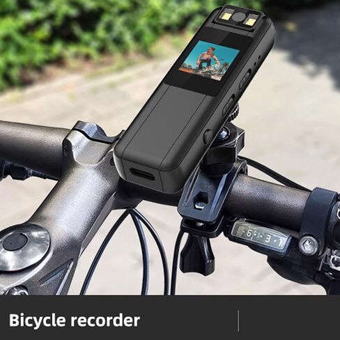 Sanpyl Mini Body Camera 1080P, 180 Rotating Lens POV Camera Wearable with Back Clip, Hands Free for First Person Recording Cycling Travel Security in Kuwait