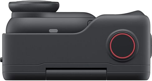 Insta360 GO Ultra Standard Bundle Midnight Black - كاميرا صغيرة بدون استخدام اليدين بدقة 4K، خفيفة الوزن ومحمولة، تتميز بالإضاءة المنخفضة، التثبيت، حزمة عمر البطارية 200 دقيقة مع ذاكرة 128 جيجابايت، حافظة + المزيد in Kuwait