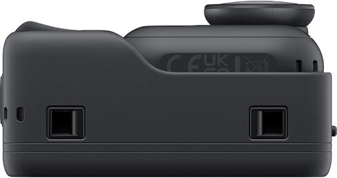 Insta360 GO Ultra Standard Bundle Midnight Black - كاميرا صغيرة بدون استخدام اليدين بدقة 4K، خفيفة الوزن ومحمولة، تتميز بالإضاءة المنخفضة، التثبيت، حزمة عمر البطارية 200 دقيقة مع ذاكرة 128 جيجابايت، حافظة + المزيد in Kuwait