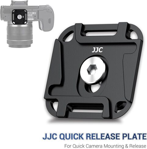 2 Pack Arca Swiss Quick Release Plate & Clamp V3, 38mm Camera Mount Plate with 4-Sided QR, Aluminum for Tripod Monopod Strap in Saudi Arabia