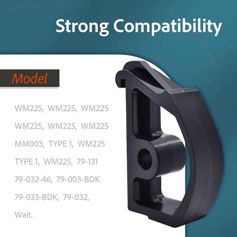 242416-00 استبدال ساق Catch يناسب Black & Decker لـ WM225 & WM425 WM225 Type 1 Workmate، WM225 Type 2 Workmate، WM225 Type 3 Workmate، WM225 Type 4 Workmate، XTPTFABS (4 قطع) in Kuwait