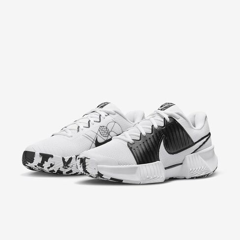 Nike Zoom Challenge Women's Pickleball Shoes (FQ4155-100, White/White-Black) Size 6.5 in Saudi Arabia