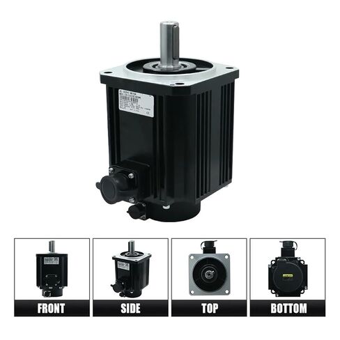 1pcs Servo Motor 2.3kw Servo Driver 17bit Absolute Encoder AC 220V 14.64Nm Support(750W with Brake) in Kuwait