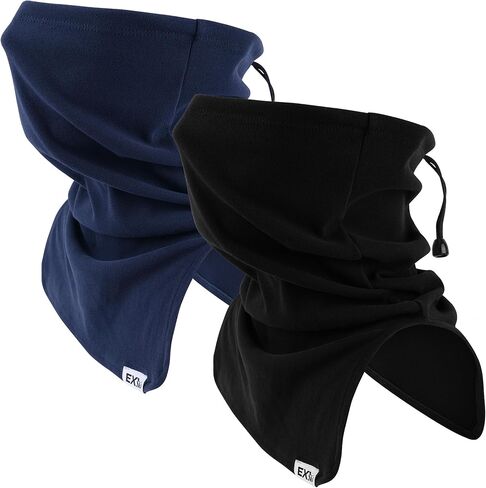 Neck Gaiters for Men Women, Winter Neck Warmer Windproof Face Mask Scarf for Cold Weather Outdoor Sports in Kuwait
