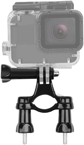 Reflex Camera Bike Handlebar Pole Clamp Mount Compatible with Go Pro Hero 13-5, Session, Insta 360 - Durable, Adjustable Action Camera Mount in Saudi Arabia